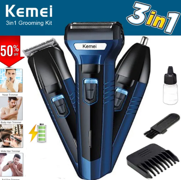 Shaving Machine 3 In 1 Rechargeable Hair Clipper Shaver beard Styling Trimmer Hair Removal machine for men