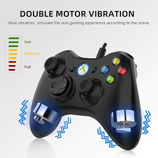 Xbox 360 USB Wired Joypad/Controller  Support PC Laptop