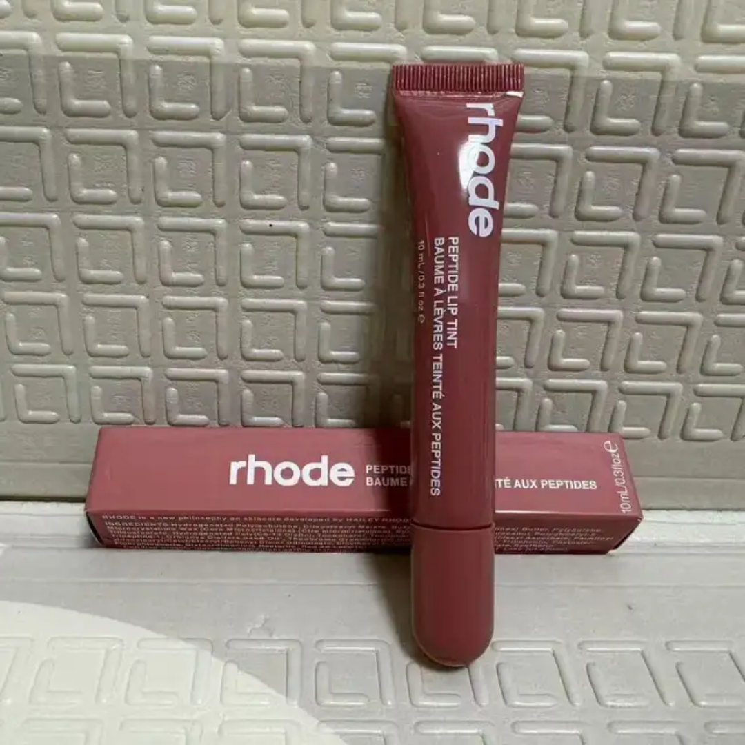Rhode LipTint Peptide Finest Dupe | Long Lasting Non-Stick Lip Plumper Shea Butter Lip Gloss | Velvet Mirror Finish Orignal Lip Tint Set | Moisturizing Hydrating Lipstick,Lip Oil,Lip Balm | Tint For Lips & Cheeks All-in-One Lip Care Makeup ( 8 Shades )