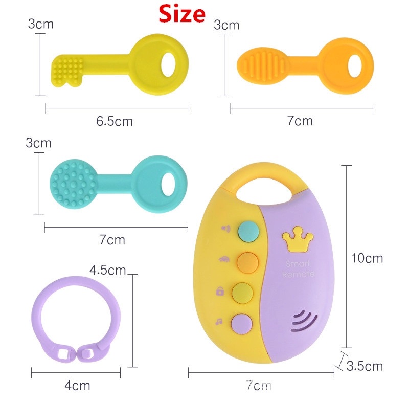 Huanger Smart Remote Car Key Baby Toy