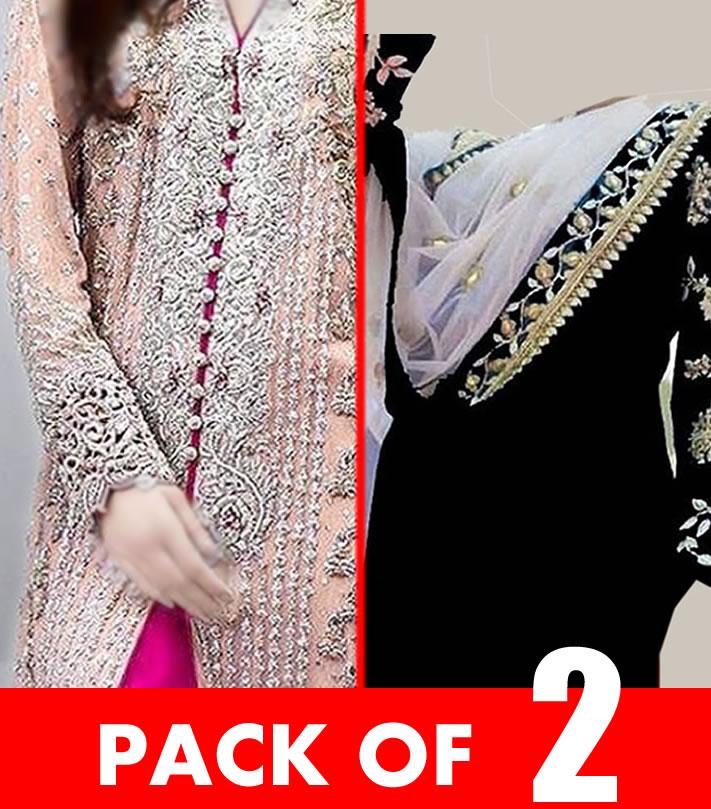 unstitched fancy dresses