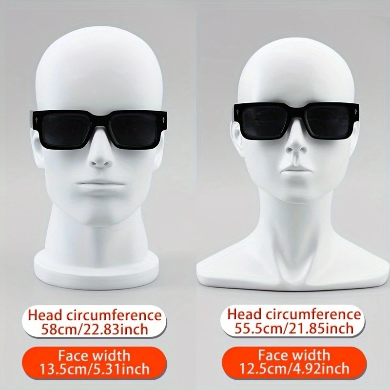 Men Square Casual Versatile Stylish Retro Shaped Glasses for Party and Office Attire