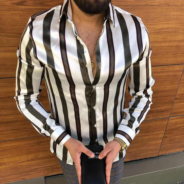New Fashion Shirts For Men Long Sleeve 