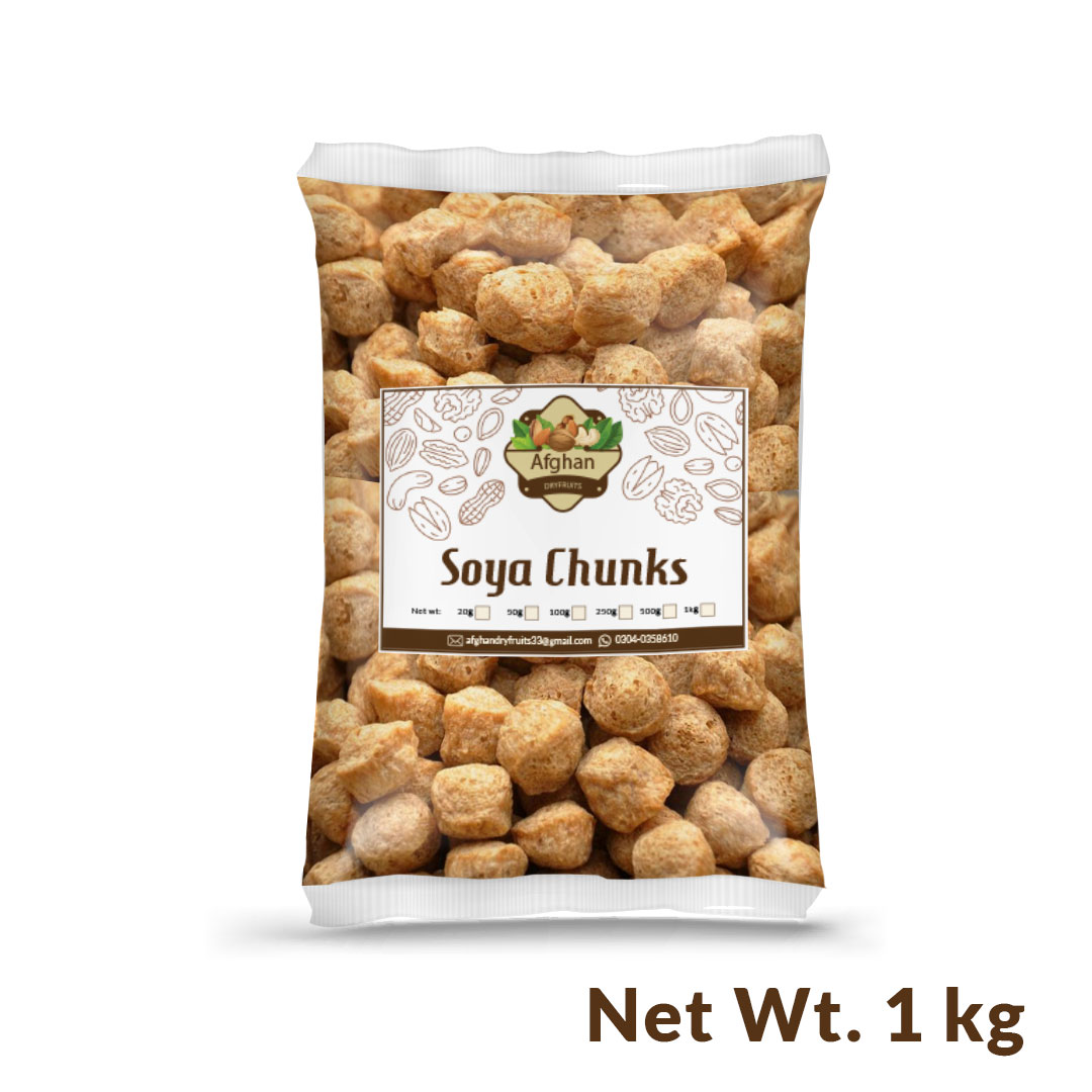 Soya Chunks Natural 1Kg - High In Protien