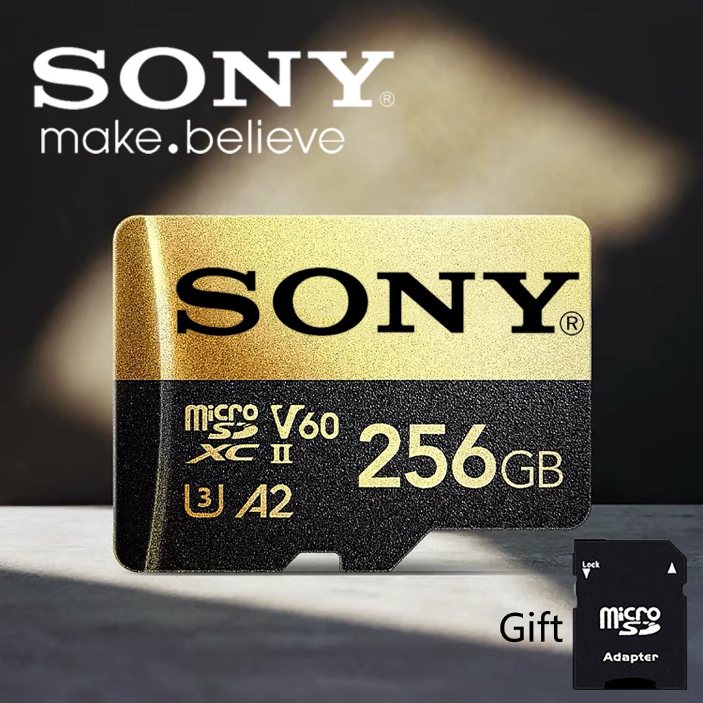 【COD + Gift】SONY Micro SD Card High Speed SD Memory Card 128GB 256GB