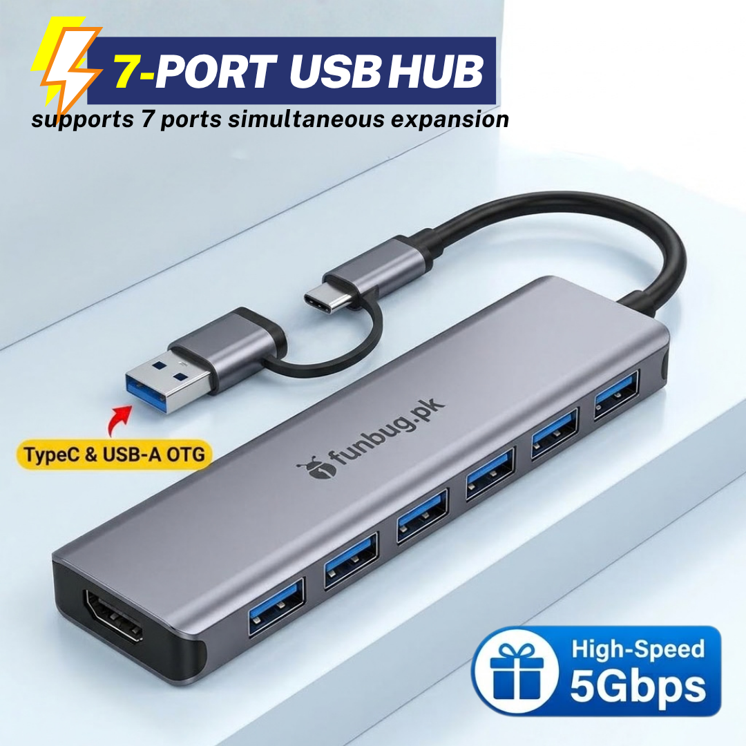 7 Ports (2in1)