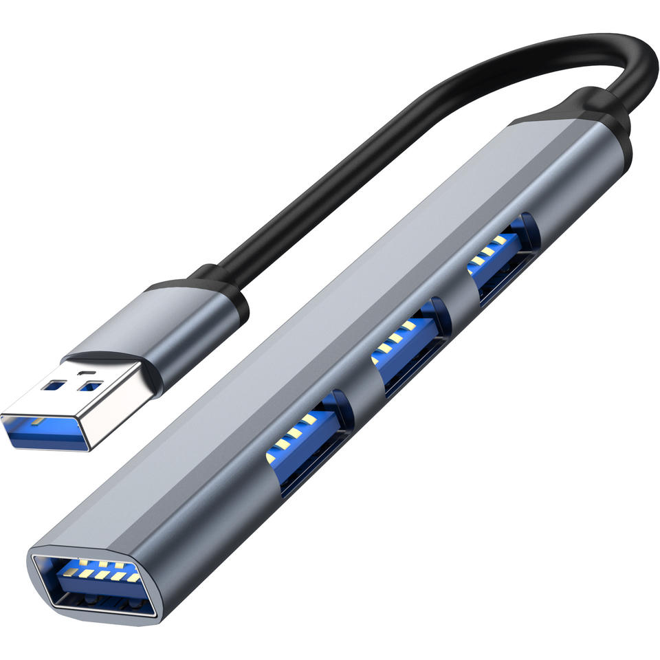 USB Splitter to 4-Port USB-A 3.0-2.0 for Desktop Pc laptop Aluminum Fast Data Transfer for Laptop. PS4, Flash Drive, Mobile HDD Hub, Ultra Slim Portable Data Hub Applicable for iMac Pro, MacBook Air, Mac Mini/Pro, Notebook PC, Laptop, USB Flash Drives