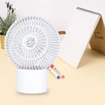 Sunflower 1pc Mini Humidifying Desk Fan Aromatherapy Usb Portable