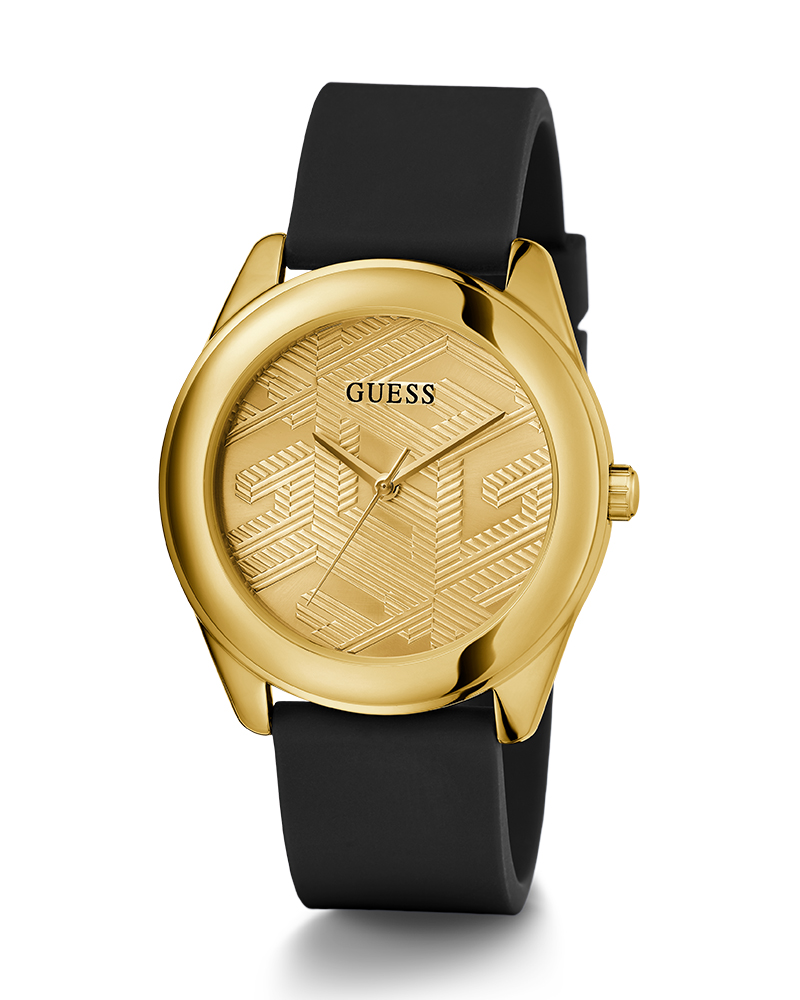 Guess Rumour Silver Dial White Leather Strap Watch For Women - GW0689L1 main image 1