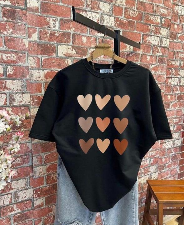 High Quality Printed Tshirts O neck For women and girls