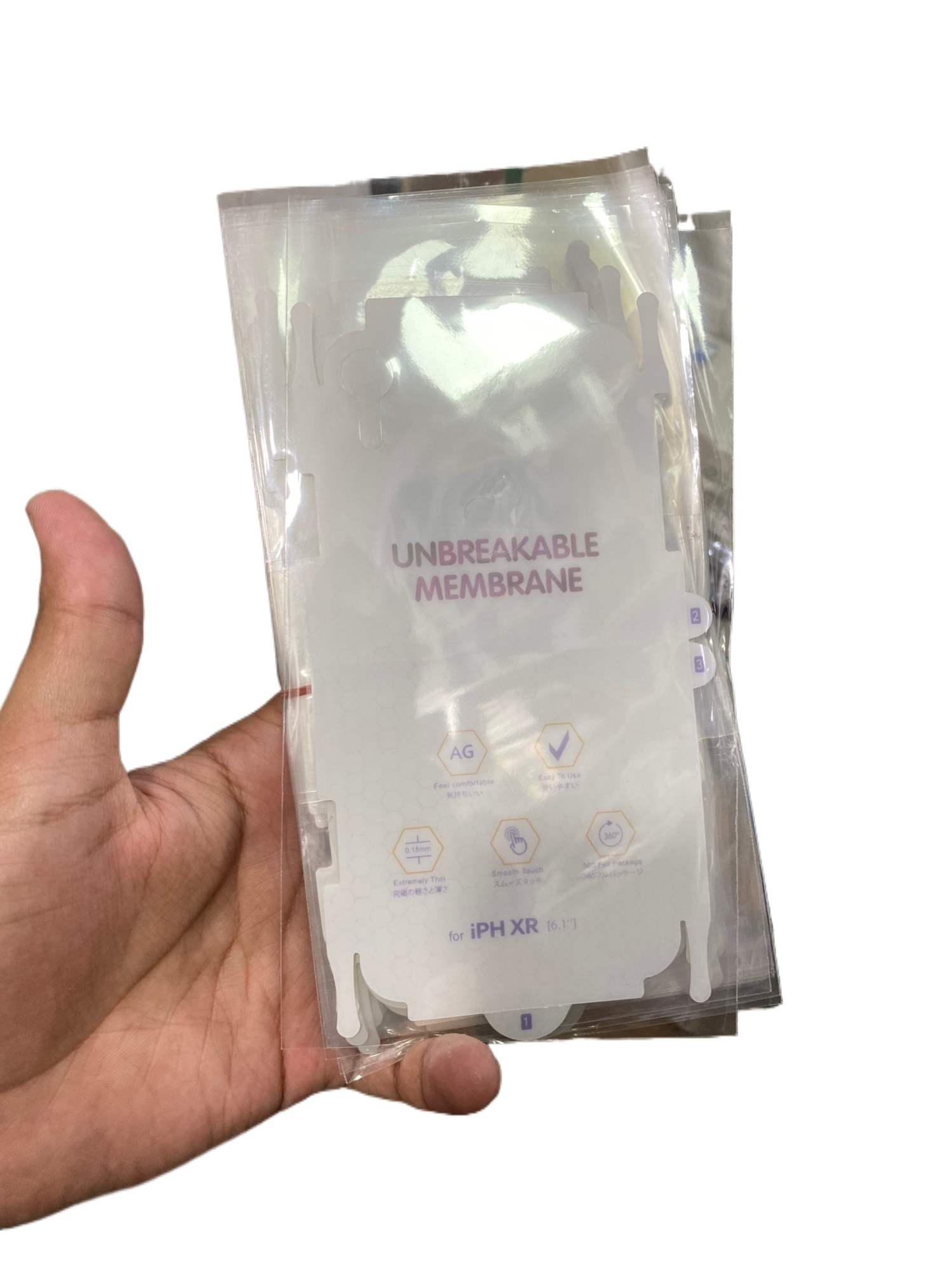 IPHONE X/XS/XR/XS MAX Back Unbreakable Membrane Sheet, Back Matt Jelly Sheet For Back Protection - Best Quality Sheet, Compatible for i phone X/XS/XR/XS MAX price in Pakistan