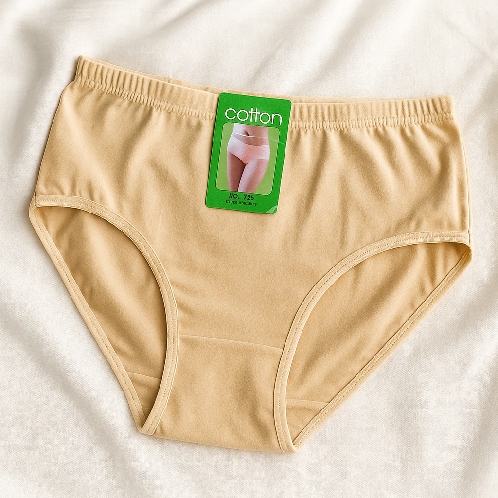 Soft Silky Pure Cotton Underwear Panties For Women & Girls Skin and Black color Cotton Panties, Panty For Girls, Panty For Women, Ladies Undergarments For women - Non Period & Period Panties