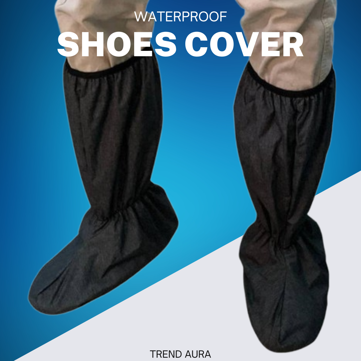 Premium Waterproof Shoe Cover for Men & Women | Reusable Anti-Slip Rain Shoe Protector | Outdoor Travel Boot Cover | Thick Durable Silicone Shoes Guard