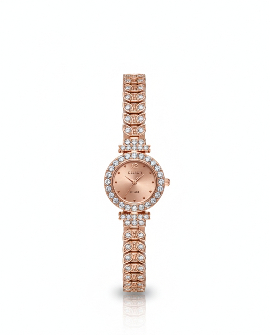Womens Classic Fashion Watch Imported Girls luxury wrist watch jewelry set.