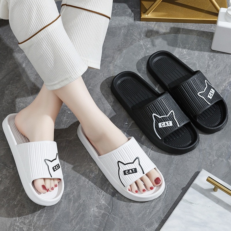 Summer Beach Thick Platform Slipper Sandals Women Eva Slippers Couple Home Flip Flops