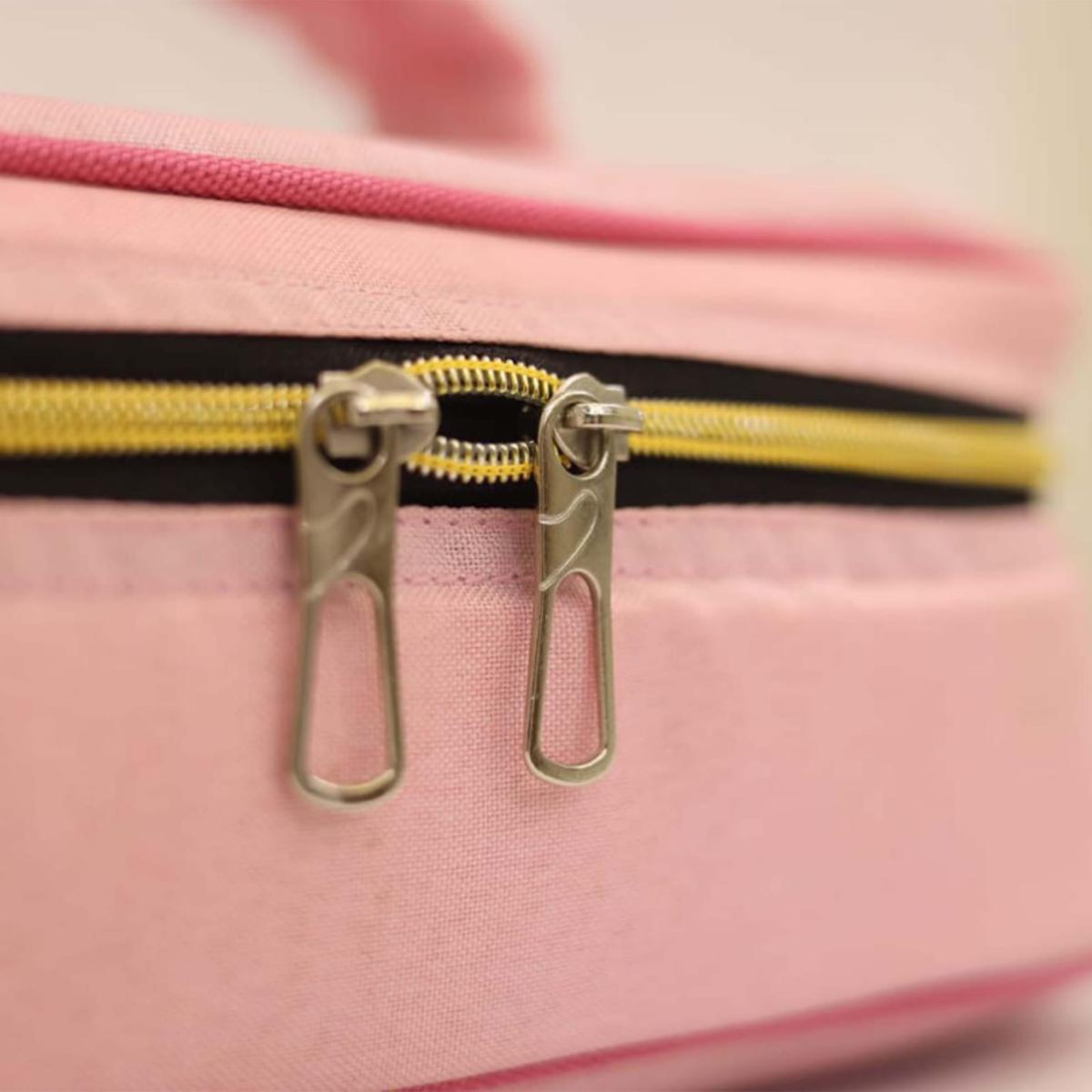 Cosmetic Bag Case Portable Travel Toiletry Bags PU Leather Makeup Pouch Handbag Organizer for Men and Women with Zipper for Traveling Business Trip Home Tidy