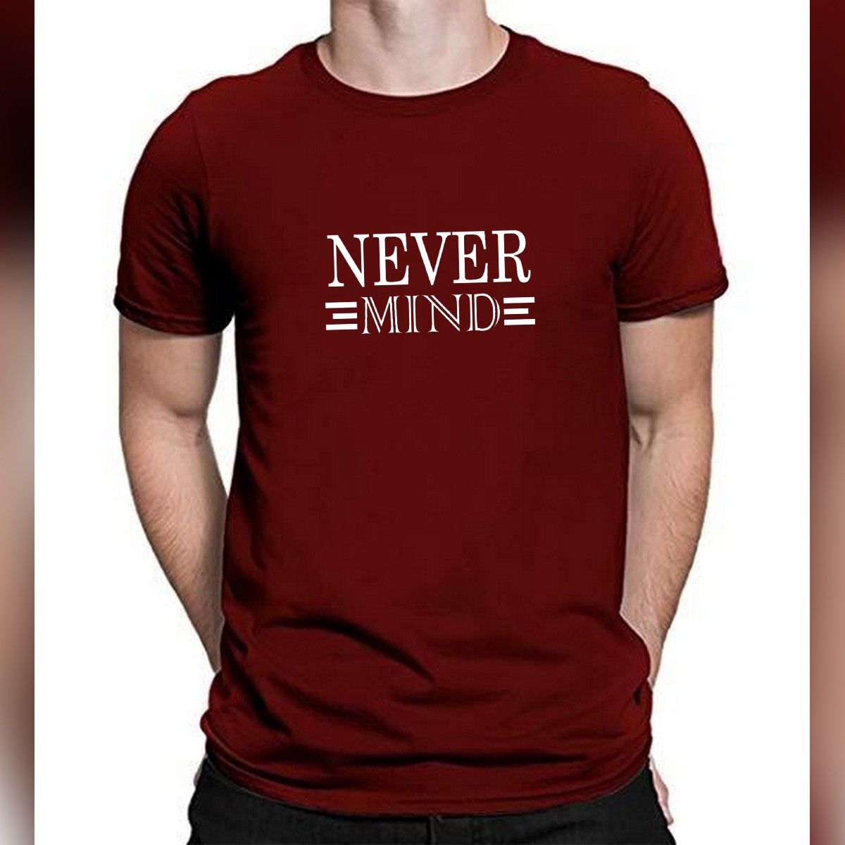 short Sleeves Plain Multicolor Tshirts for Men