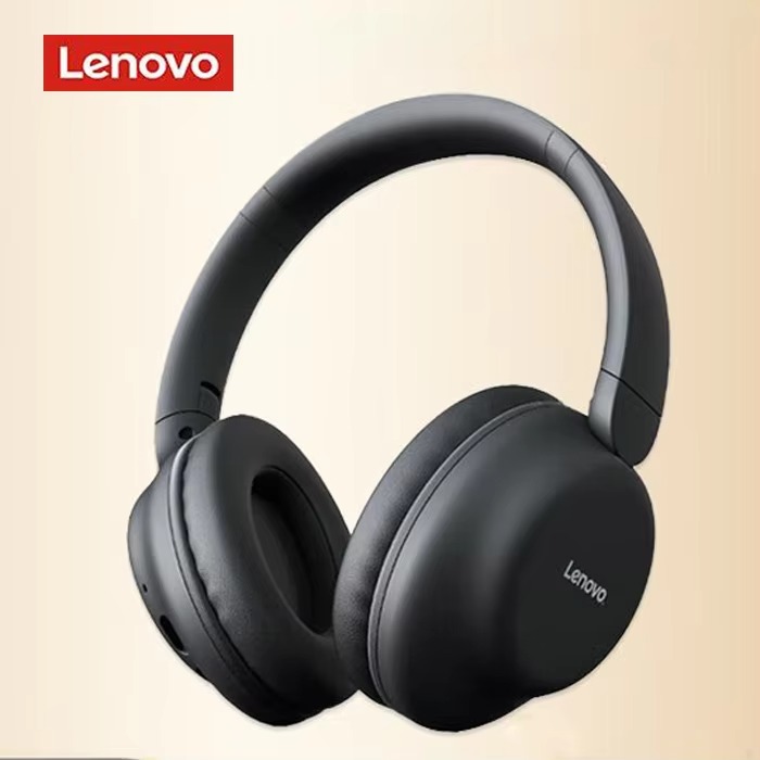 Original Lenovo TC3307 Wireless Headset bluetooth Earphone 40mm Large Diaphragm AAC Audio 30H Playback AUX Wired Foldable Headphones Light Weight