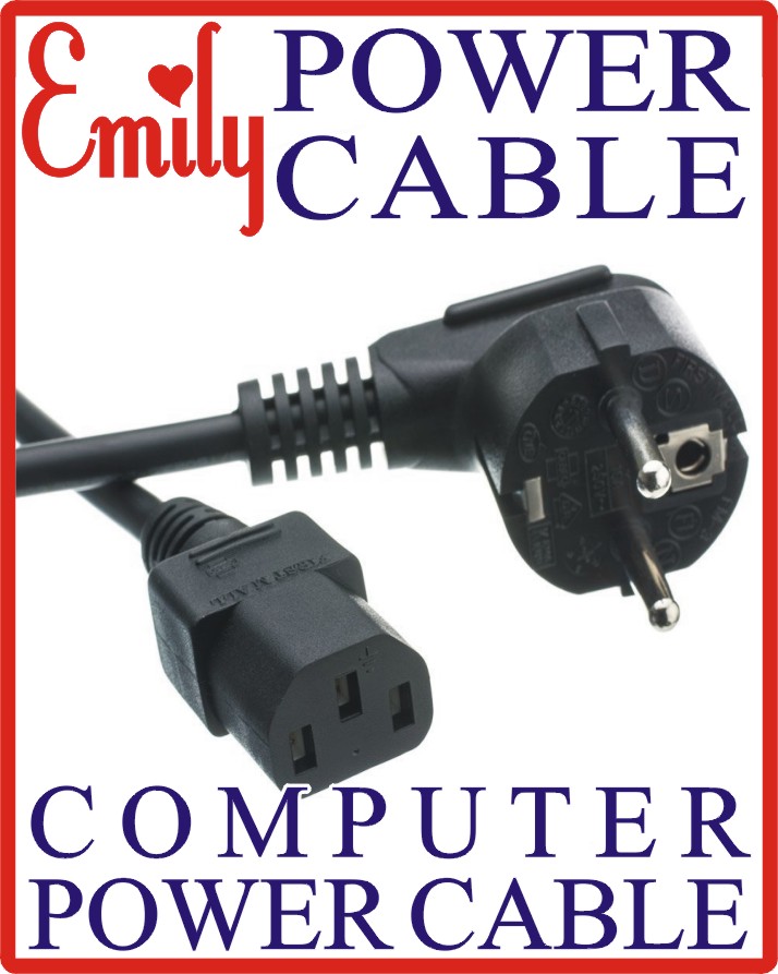 POWER CABLE FOR COMPUTER AND HOUSE AND OFFICE USE, FOR COMPUTERS PRINTERS DESKTOP MONITORS SCANNERS UPS AND OTHERS HOUSE HOLD