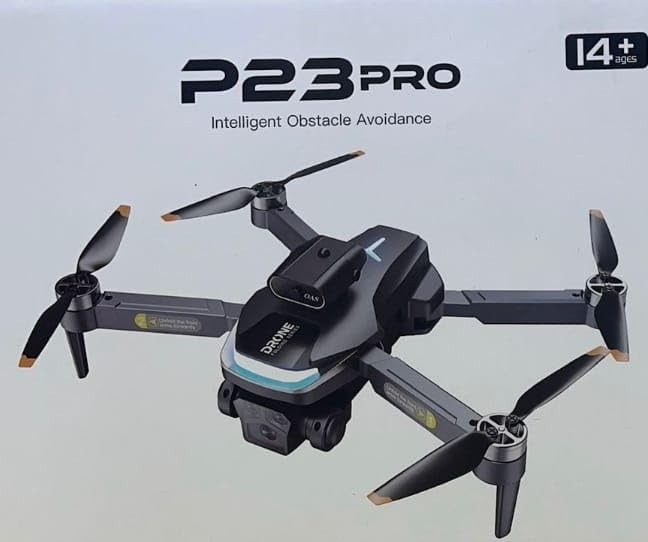 P23 Pro RC Obstacle Avoiding Dual Camera Drone Wide Angle Optical Flow With Single Battery