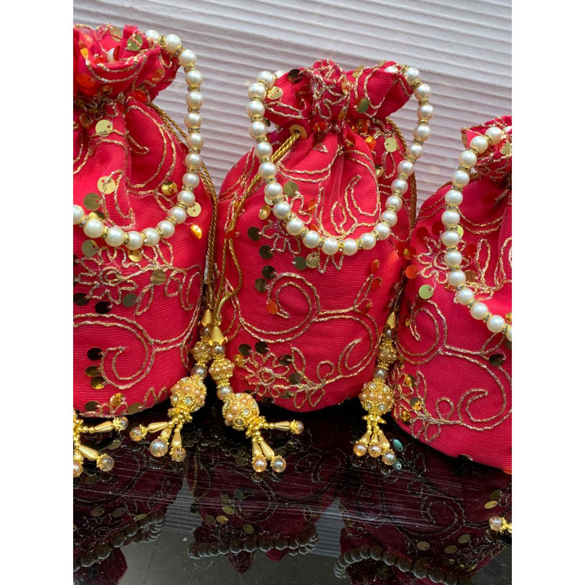 Potli bag party wear and bridal wear potli bag Gol bag clutch
