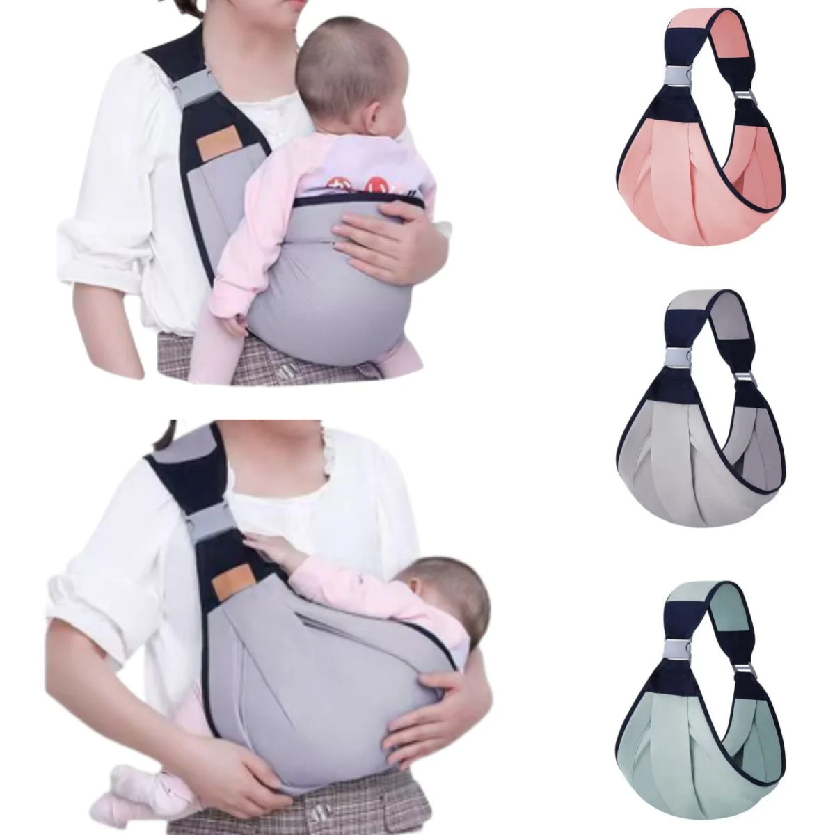 New High Quality Modern Baby Carrier – Lightweight and Adjustable Sling for Infants and Toddlers, Ensures Comfortable, Ergonomic Support for Parents, Hands-Free Convenience, Ideal for Newborn Care and On-the-Go Babywearing Solutions.