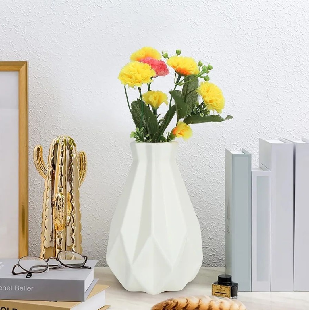 Plastic non breakable vases decoration