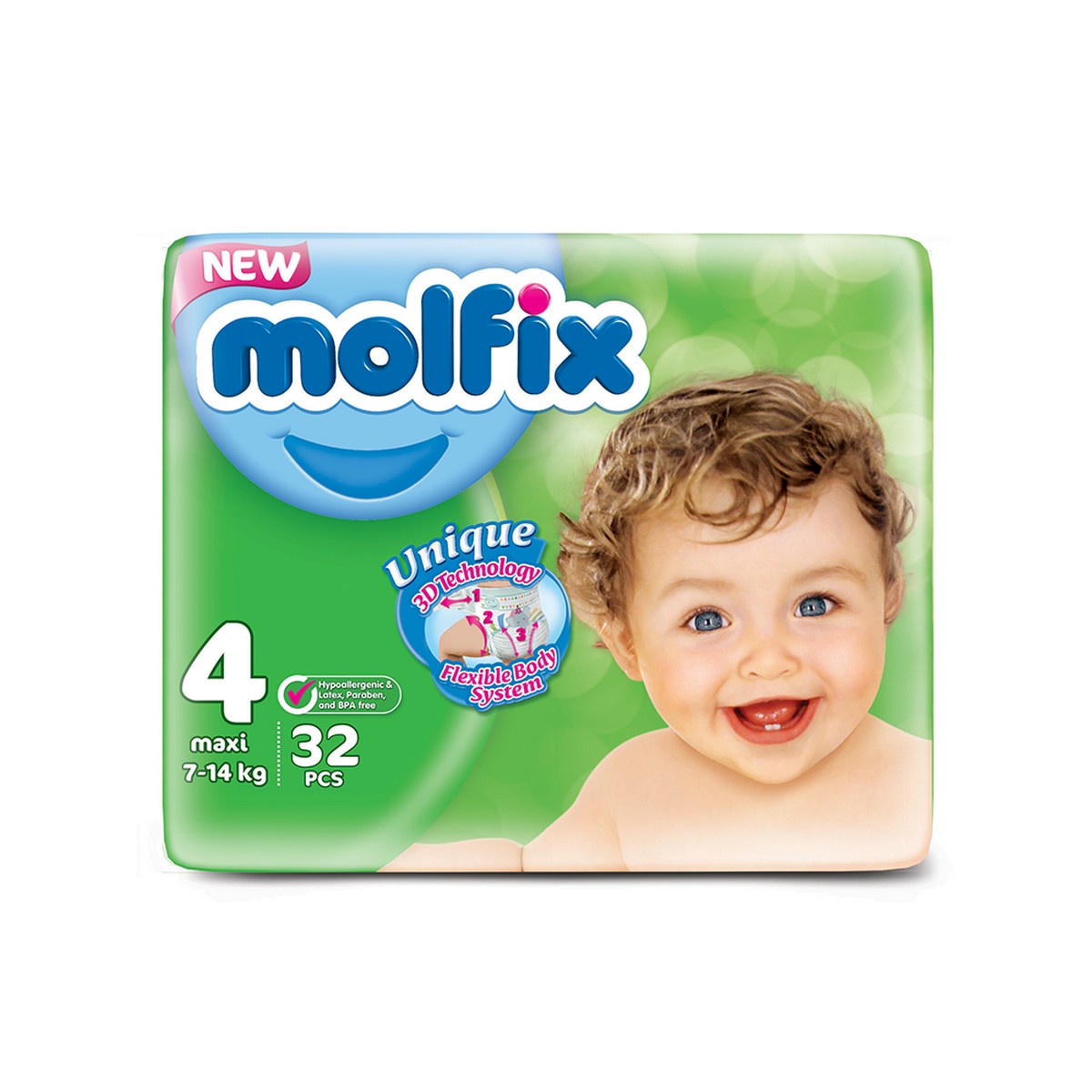 Molfix Diaper,size 4, Maxi, 714kg, 32pcs,twin Pack Price in Pakistan View Latest Collection