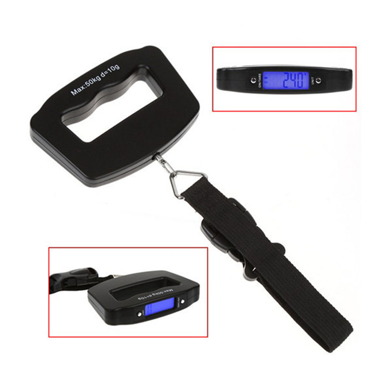50Kg-10G Portable Electronic Luggage Scale Lcd Display Travel Digital Luggage Scale Hanging Backlight Balance Weighing 18 50Kg-10G Portable Electronic Luggage Scale Lcd Display Travel Digital Luggage Scale Hanging Backlight Balance Weighing