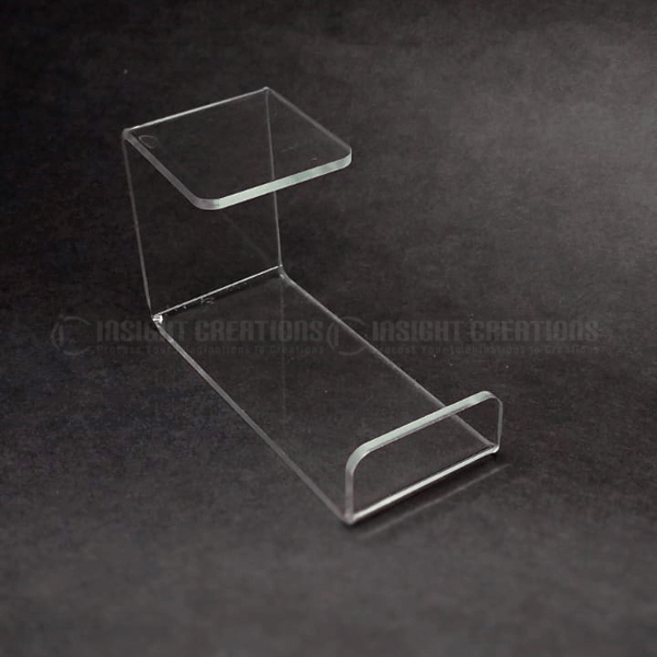 Acrylic Headphone Hanger Wall or Desk Mount Headphone Holder Organizer Transparent Black White