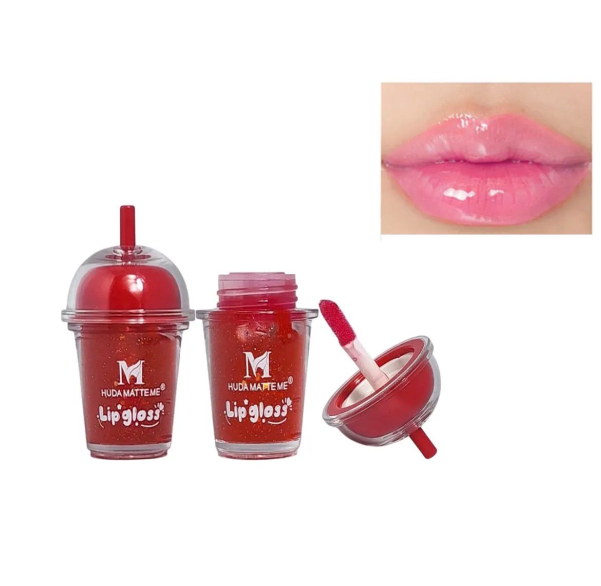 New Poly Ayir 1 Piece Soft Drink Glitter lip gloss