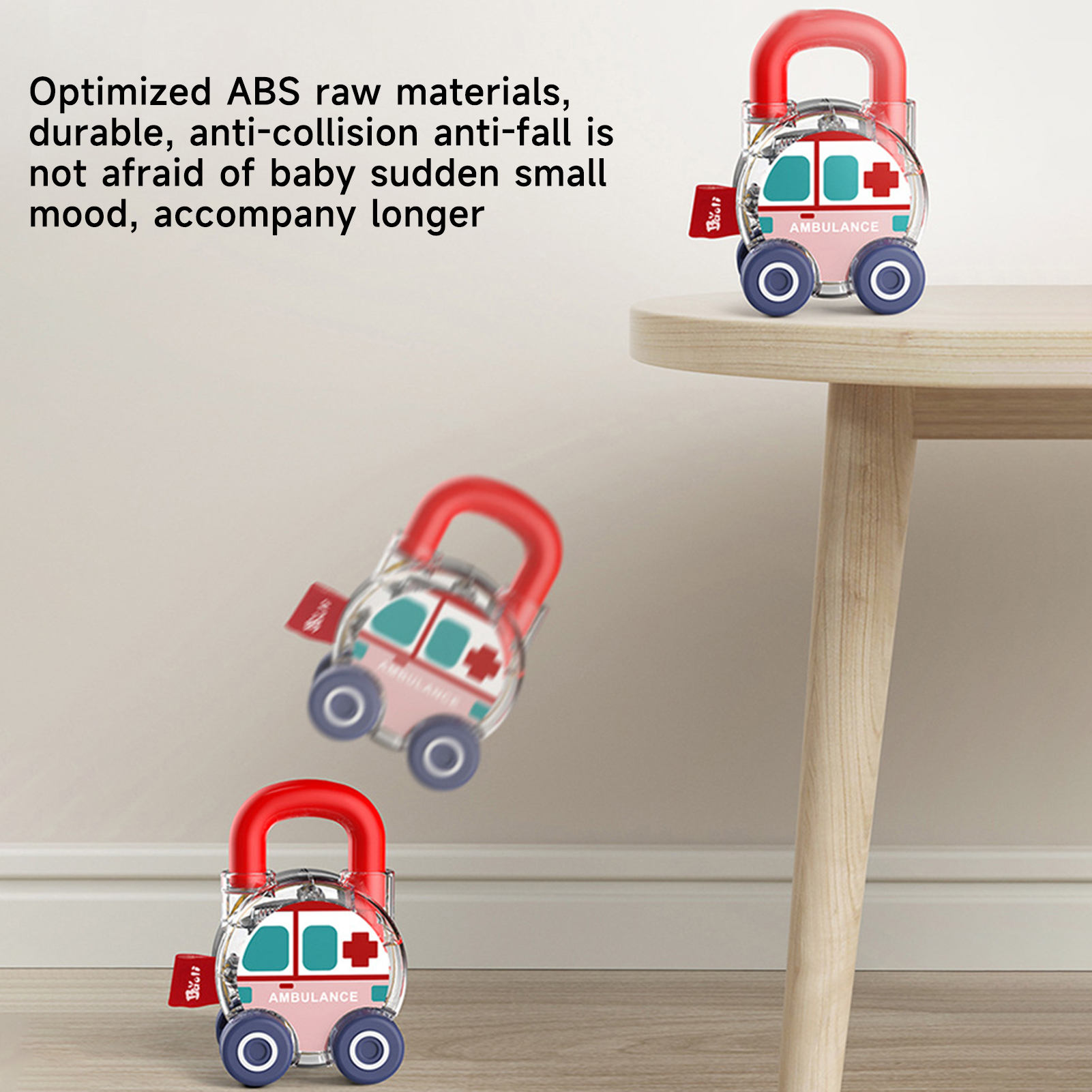 Inertial Scooter Car Montessori Car Lock Key Toy Set Color Matching Fine Motor Skills Development For Kids Educational Learning Toy Montessori Toy Car