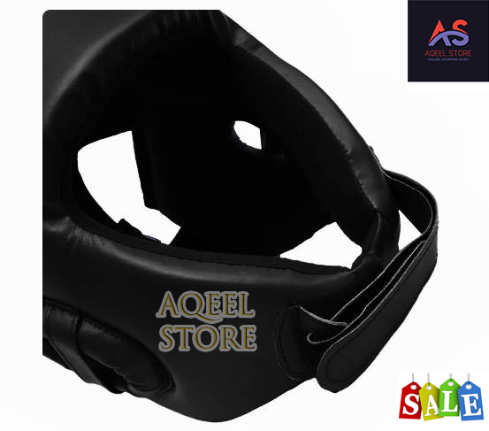 Aqeel Store Boxing Head Guard Helmet Head Protector Headgear, Muay Thai MMA Martial Art Training Headwear For Men and Women