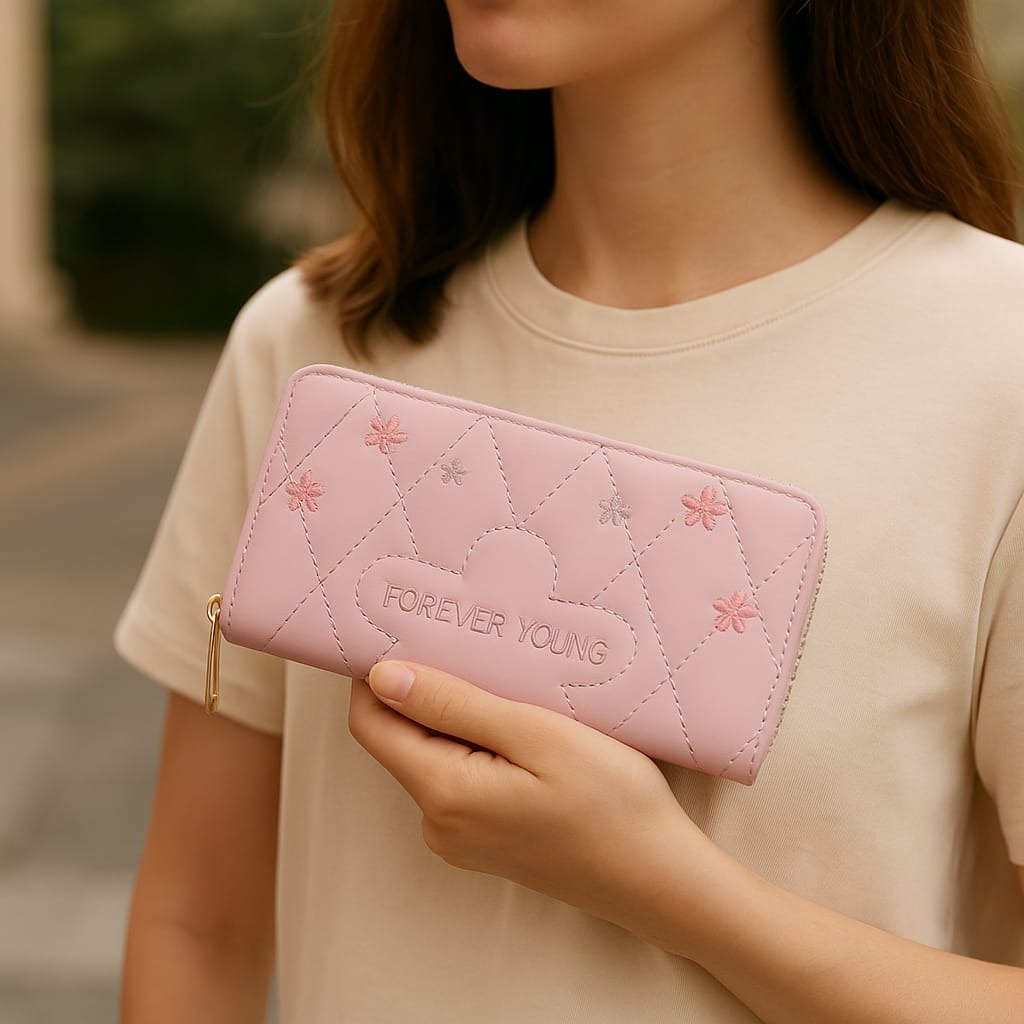 High Quality Very Spacious Top Zipper Long Wallets Plus Mobile & Card Holder For Both Men & Women