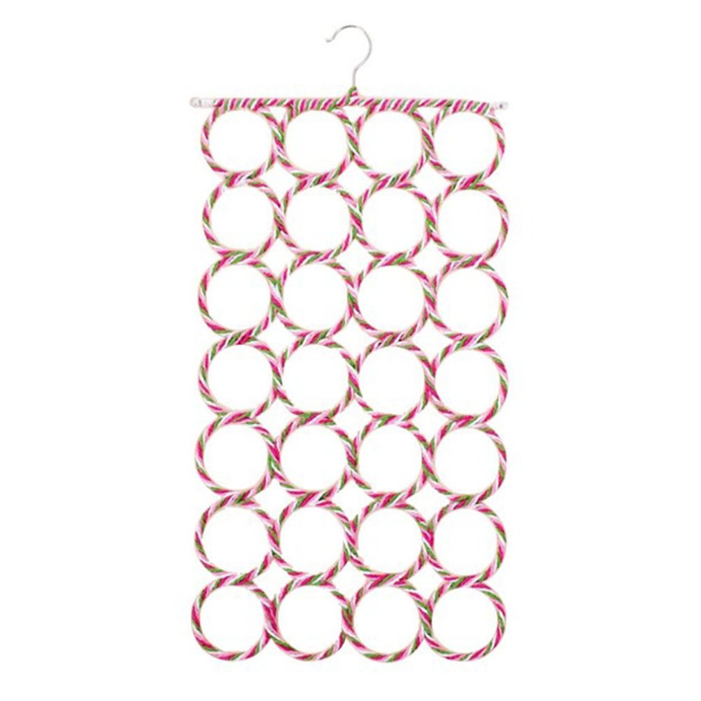 Multifunctional Scarf Hanger with 28 holes, Multipurpose for hanging
