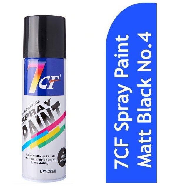 Black Matt Color Spray Paint Bottle 400 ml Multipurpose Daraz.pk