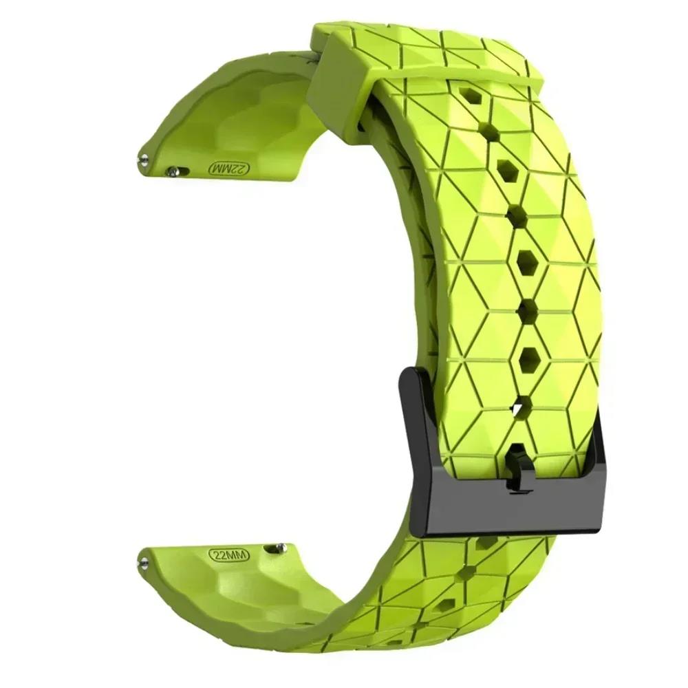 Correa De Silicona Suunto 22 Mm - Color Negro - Para Relojes Suunto Vertical, Race, Ocean, Run - Mecanismo De Liberación Rápida