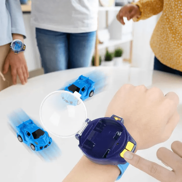 Mini RC Car Watch Toy Remote Control USB Electric Wrist Strap Racing Cars Watch For Children Gift Toy