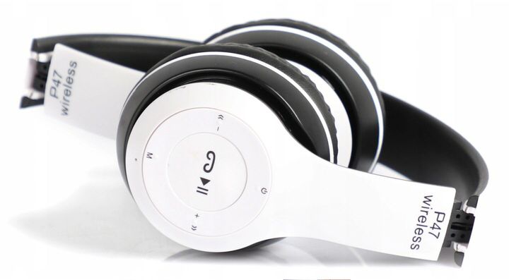 P47 Wireless Headset Bluetooth Foldable Headphone (Connect with All Smart Cell Phones / Laptops / Computer Systems).