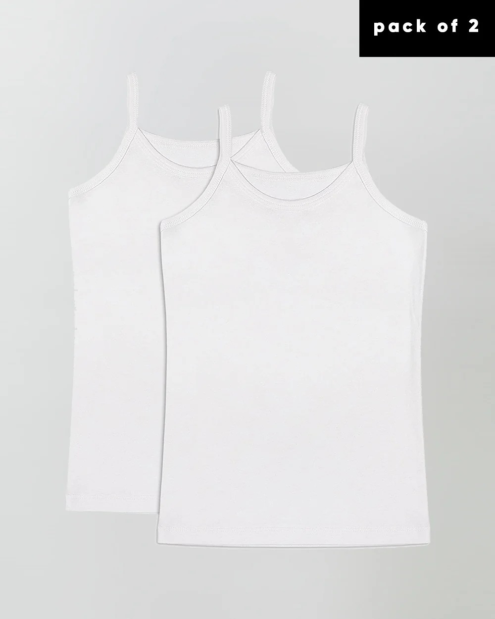 Pack Of 3 Women Simple Camisoles Biddies Stretchable Pure Cotton Tank Tops for Women Girls| Bra Vest for Girls Strap Cotton Sleeves Thin Camisole Vest Solid Top
