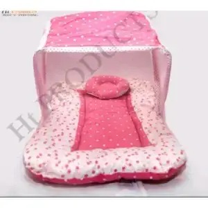 Gharbazar.pk Baby Sleeping bag with Mosquito net, net Safety Baby  multicolour