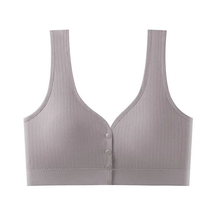 Non Padded High Support Racerback Moisture-Wicking Yoga Bra Top Women Running Fitness Vest Front Closure Seamless Nursing Bra Breastfeeding Wire-free Comfortable Underwear Breathable Maternity Bra For All Women And Girls