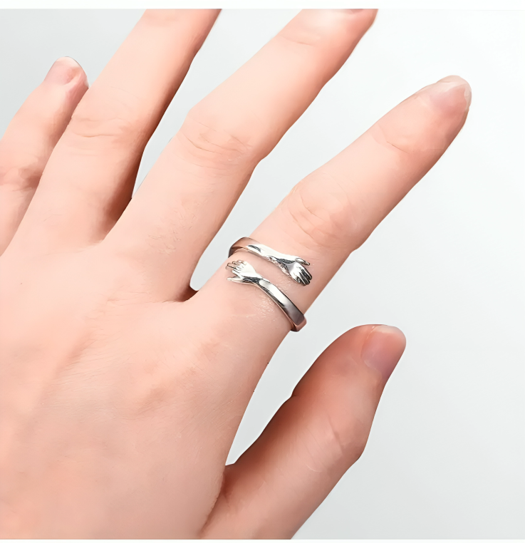 Hug Rings for Girls and women adjustable rings, gift for loved ones, Couple Rings Jewelry |Wrap round Rings