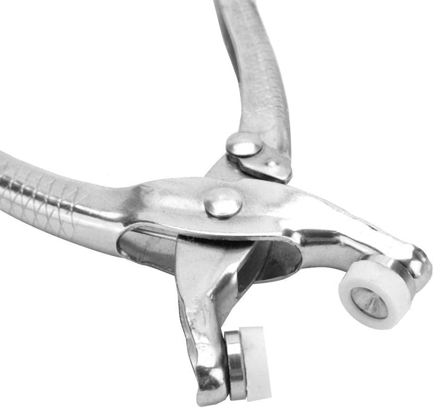 Press Studs Pliers 9.5mm Metal Sewing Prong Rings Buttons Clip Pliers DIY Clothes Tool for Sewing Leather Rivets Bags Clothes