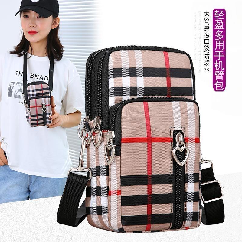 Balloon Nylon Mobile Phone Crossbody Bag – 3-Layer Wallet