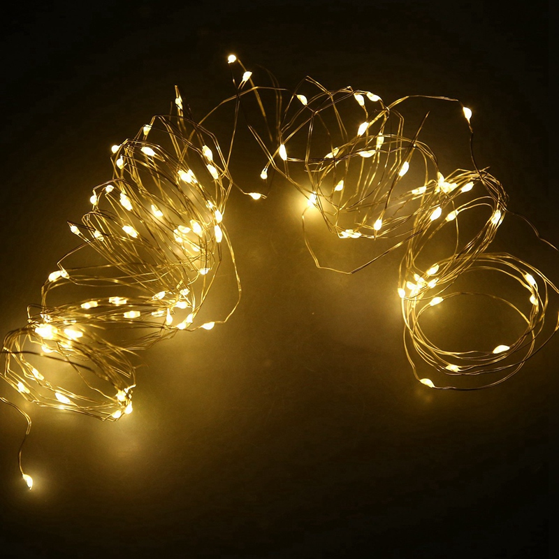 3x Solar String Lights, 10m 100led Outdoor Lights white 超高品質で人気の