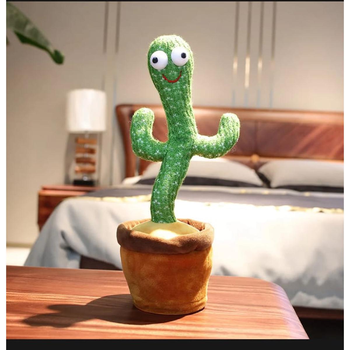 Battery Operated Dancing Cactus Stuffed Toy with Music Dance Birthday Party Decoration Plush fidget Toys for Boys and Kids Dolls Valentines Gift Ideas Girl Birthday Gifts