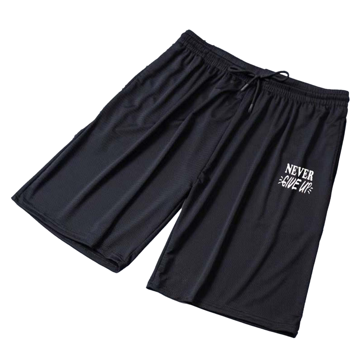 Black Straight Pocket Summer Stylish Short