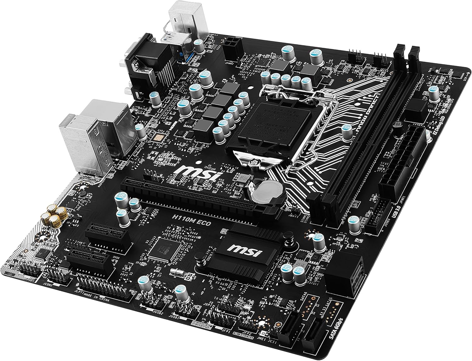 MSi H110M ECO Motherboard, 6th, 7th Gen Supported