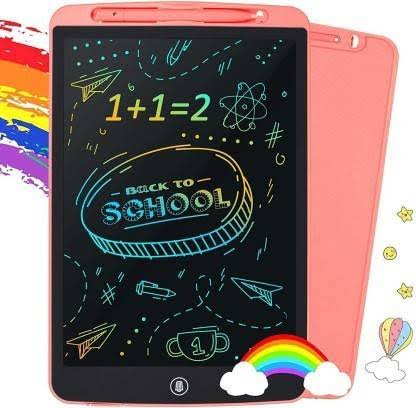 LCD Writing Tablet for Kids 12 Inch & 8.5 Inch - Magic Tablet for Children, Magic Slate for Girls, Electronic Slate for Kids with Magic Slate Pencil, E-Writing Board, Learning Toy for Educational Use, Erasable Writing Board, Single Colour Digital Memo P price in Pakistan